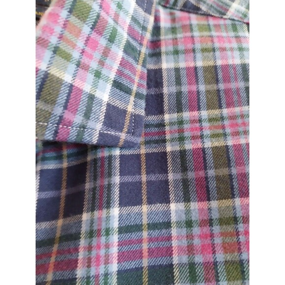 Polo Ralph Lauren Classic Performance Flannel Shirt Plaid Red Blue Green XXL - Picture 11 of 16